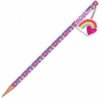Must μολύβι με γόμα Rainbow/ Butterfly  (000584835)
