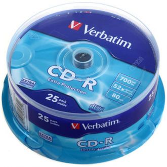 Verbatim CD-R  52x 700GB 25τμχ. (43432)