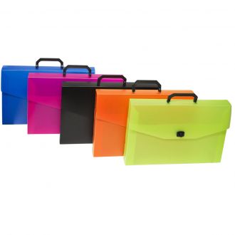 Τσάντα σχεδίων/εγγράφων PP 26x35x5εκ "προκος" διάφορα χρώματα