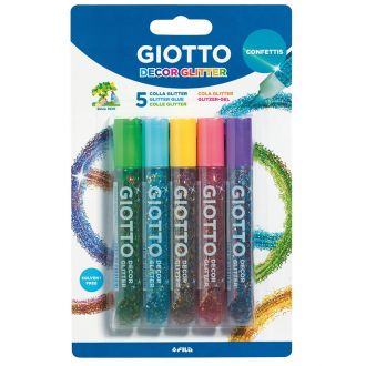 Giotto Κόλλα Glitter Glue 10.5ml 5 χρώματα 0545400