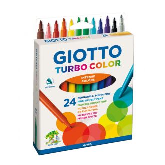Giotto Μαρκαδόροι ζωγραφικής Turbo Color 24 χρώματα (000071500)