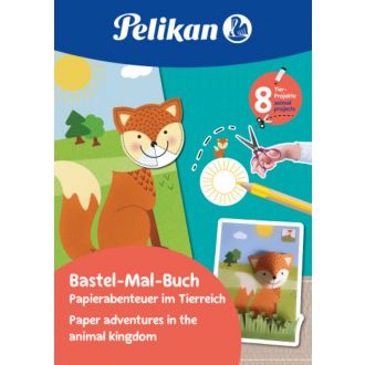 Pelikan μπλοκ ζωγραφικής και χειροτεχνίας Craft Animals 101547