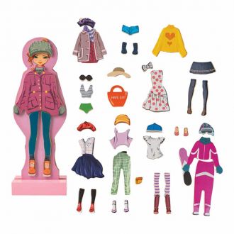 AS Company Magnet Box Wooden Dress Up 2 - Fashion girl  1029-64053
