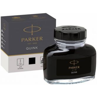 Parker μπουκάλι μελάνης Quink 57ml Μαύρο (1185.2382.21)