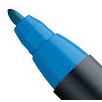 edding 1200 Μαρκαδόρος ινών λεπτός 1 mm γαλάζιο(010)