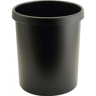 Helit καλάθι αχρήστων πλαστικό 30lt Μαύρο