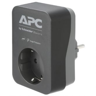 APC essential surgearrest 1 outlet black