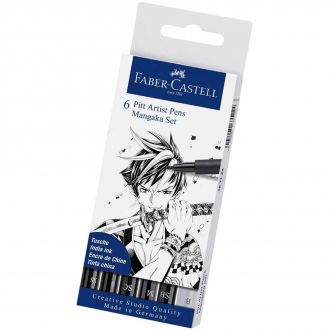 Faber Castell 6 pitt artist pens Mangaka Set 167124