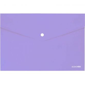 Economix φάκελος με κουμπί PP 24x33 pastel Purple