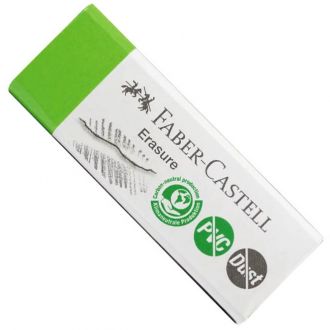 Faber Castell γόμα PVC free Dust Free eco πράσινη 187250