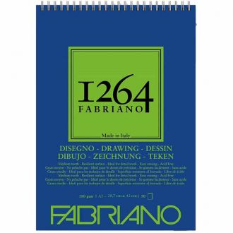 Fabriano μπλοκ σχεδίου σπιράλ drawing 1264 Α3 180gsm 50Φύλλα