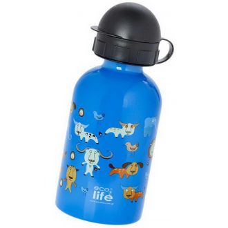 Ecolife μεταλλικό μπουκάλι παιδικό  400ml Jungle 33-BO-1999