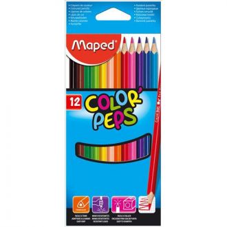 Maped Ξυλομπογιές Color Peps 12 χρώματα 183212