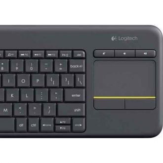 Logitech K 400 keyboard En US (black, Wireless)(LOGK400)