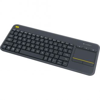 Logitech K 400 keyboard En US (black, Wireless)(LOGK400)