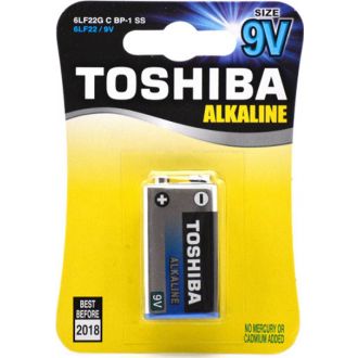 Toshiba μπαταρία πλακέ alkaline 6LF22G (9V)