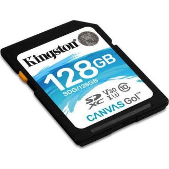 Kingston κάρτα μνήμης Canvas Go! Plus 128GB (SDG3/128GB)