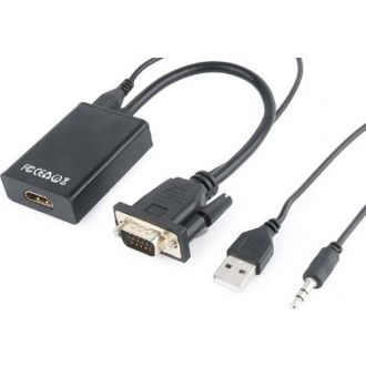Cablexpert adapter VGA to HDMI cable 0.15m