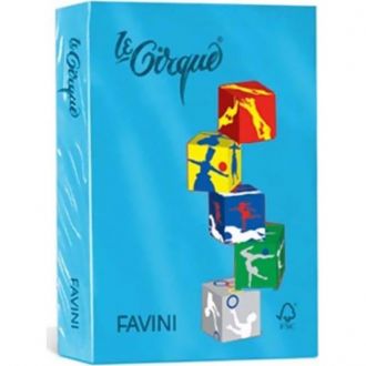 Favini Le Cirque Χρωματιστό χαρτί A4 160gr 250Φ Μπλε (204)