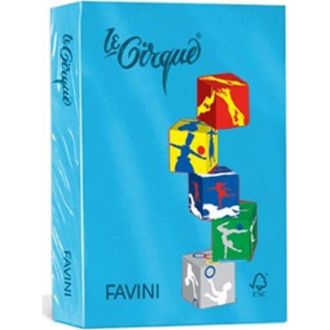Favini Le Cirque Χρωματιστό χαρτί A4 80gr 500 Φύλλα Μπλέ (204)
