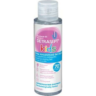 Detrasept ήπιο αντισηπτικό Kids gel 70% ethyl alcohol 100ml