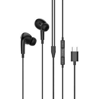 HOCO M1 ακουστικά Type-C Μαύρα 1.2m (HC-M1-PRO-TYPEC-BLACK)
