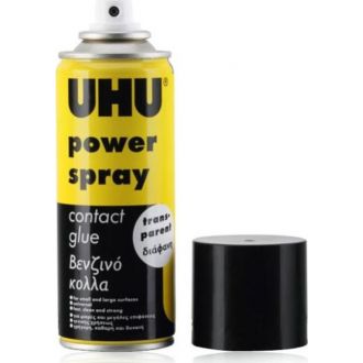 UHU κόλλα Power Spray μπουκάλι  200ml Διάφανη
