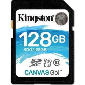 Kingston κάρτα μνήμης Canvas Go! Plus 128GB (SDG3/128GB)