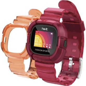 HAVIT παιδικό smart watch με 2 λουράκια κόκκινο και πορτοκαλί M90 (HV-M90-RD)