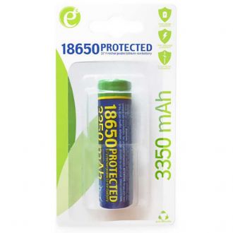 Energenie rechargeable  lithium-ion battery 18650 protected 3.7V EG-BA-18650/3350
