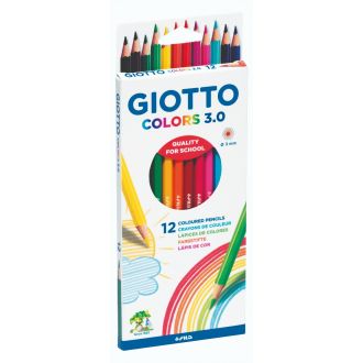 Giotto Ξυλομπογιές Colors 3.0 12 χρώματα 000276600
