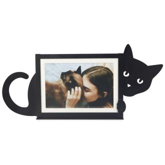Balvi horizontal frame hidden cat black (27703)