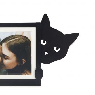 Balvi horizontal frame hidden cat black (27703)