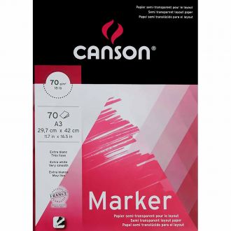 Canson Marker μπλοκ bleedproof layout paper A3 70gsm  70Φύλλα