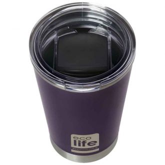 Ecolife coffee thermos 480ml Dark Purple 33-BO-4108