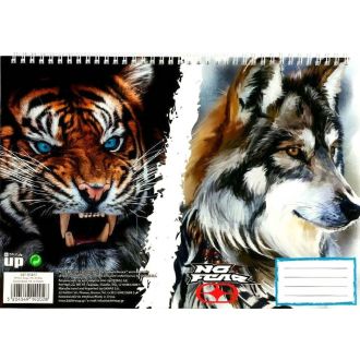 BMU μπλοκ ζωγραφικής Α4 No Fear Wild Wolf 30Φύλλων 347-85417