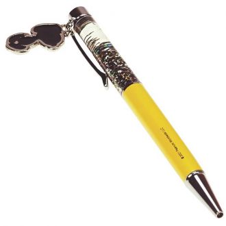 BMU στυλό  Snoopy με τζελ χρυσόσκονη και μπρελόκ 365-02011