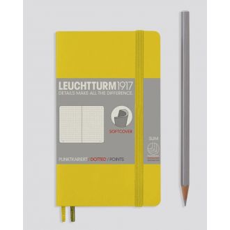 Leuchtturm Notebook 1917 A6 Slimcover Dotted Lemon 80gsm 123pgs (4002.0502.06)
