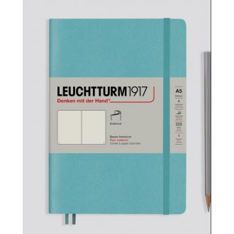 Leuchtturm Notebook 1917 A5 Slimcover Plain Aquamarine 80gsm 123pgs (4002.0401.09)