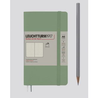 Leuchtturm Notebook 1917 A6 Slimcover Dotted Sage 80gsm 123pgs (4002.0502.07)