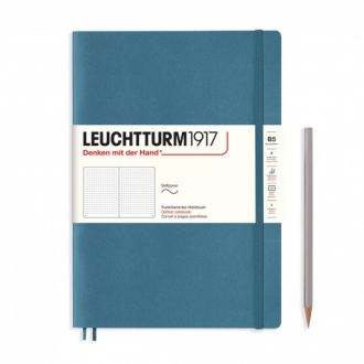 Leuchtturm Notebook 1917 B5 Slimcover Dotted Stone Blue 80gsm 123pgs (4002.0302.12)