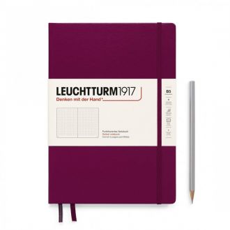 Leuchtturm Notebook 1917 B5 Hardcover Dotted Port Red 80gsm 219pgs (4001.0302.02)
