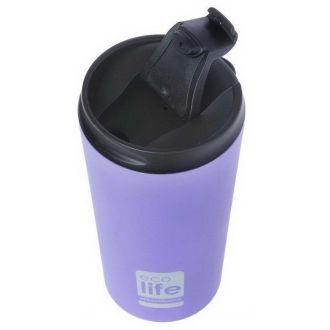 Ecolife coffee thermos 370ml Lilac matt 33-BO-4013