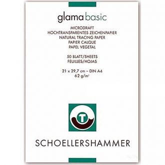GlamaBasic μπλοκ χαρτί σέλερ Α4 21x29.7cm 62gm 50Φύλλων