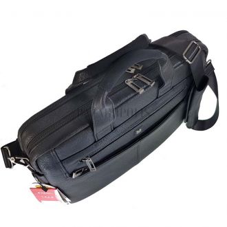 Gabol τσάντα laptop χαρτοφύλακας Report δερμάτινη 42x31x9 15.6'' Μαύρη