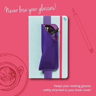 Bookaroo θήκη γυαλιών και στυλό - Purple  (41203P)