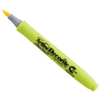 Artline Μαρκαδόρος Decorite Brush Neon Yellow (EDFN-F-Υ)