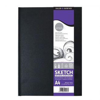 Daler Rowney Simply Scetchbook A5 54 Φύλλων Hardboard (482154500)