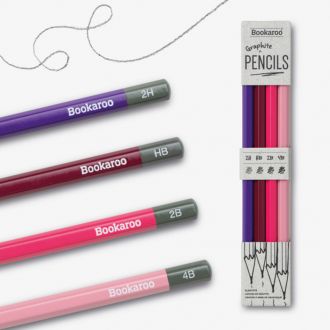 Bookaroo μολύβια Pinks 4τμχ. (79601P)