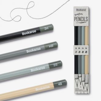 Bookaroo μολύβια Greys 4τμχ. (79604GY)